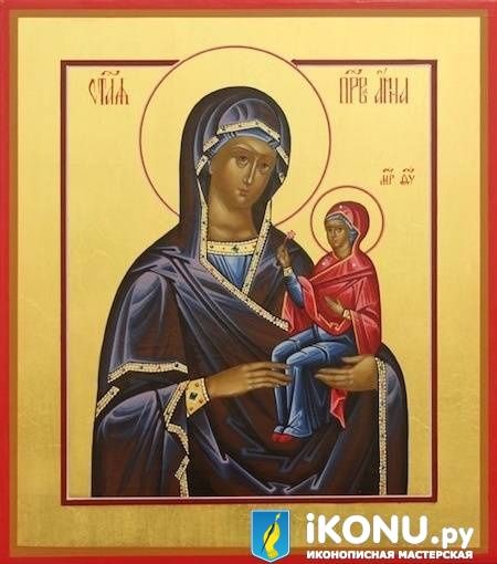 Икона Святой Анны Угодницы Божией (именная, на золоте)