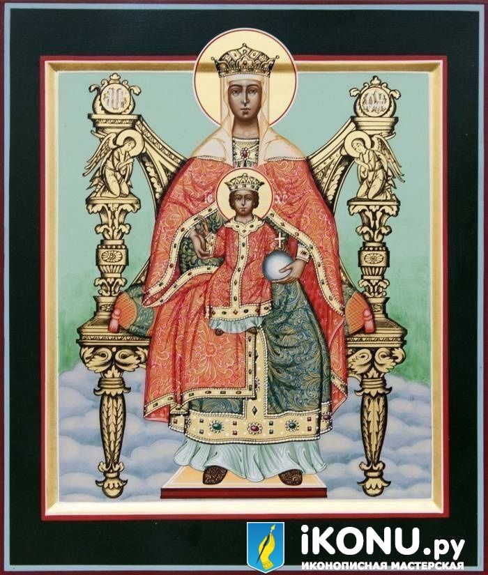Державная Икона Божией Матери (живописная, авторская копия) (образ №323957)