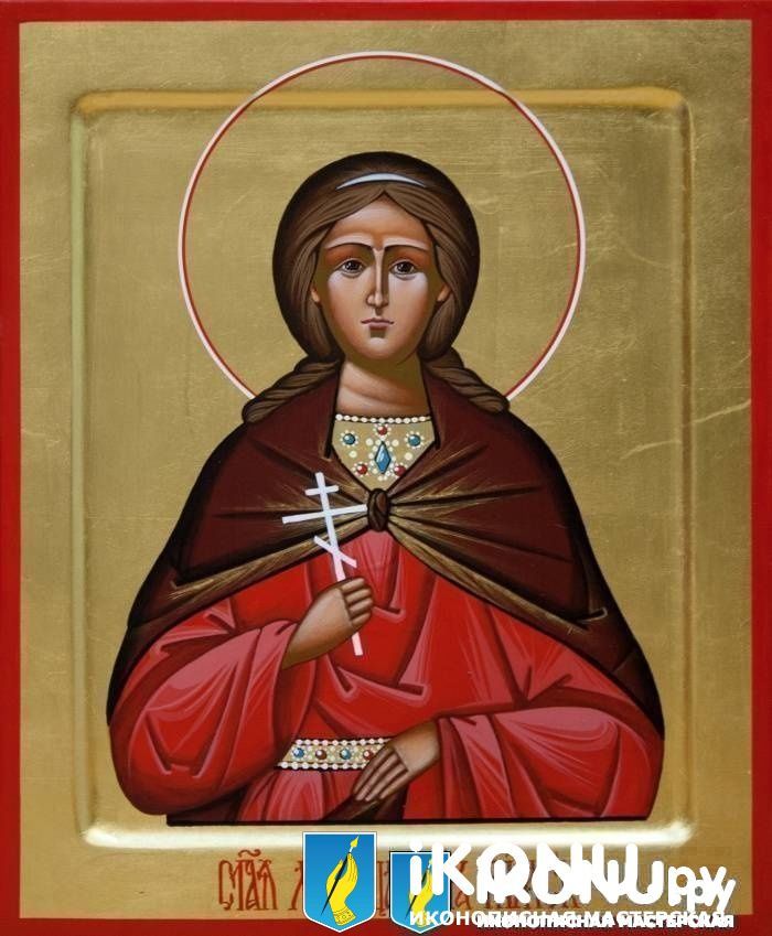 Икона Святой Веры Римской (именная, на золоте) (образ №323231)