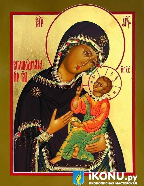 Вологодская Икона Божией Матери (на золоте) (образ №319203)