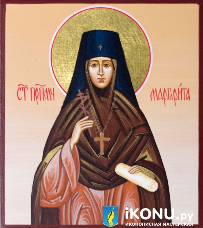 Икона Святой Маргариты (Гунаронуло) именная, живописная (образ №335734)