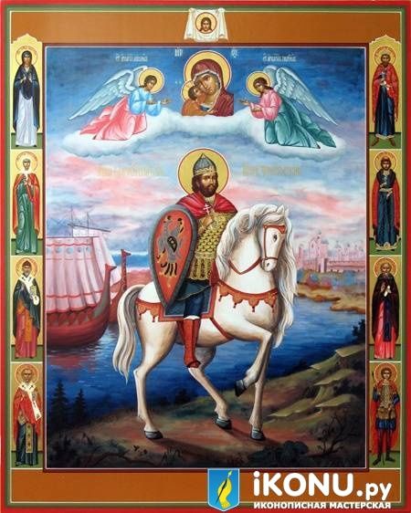 Икона Святого Игоря Черниговского (авторская копия) (образ №321225)