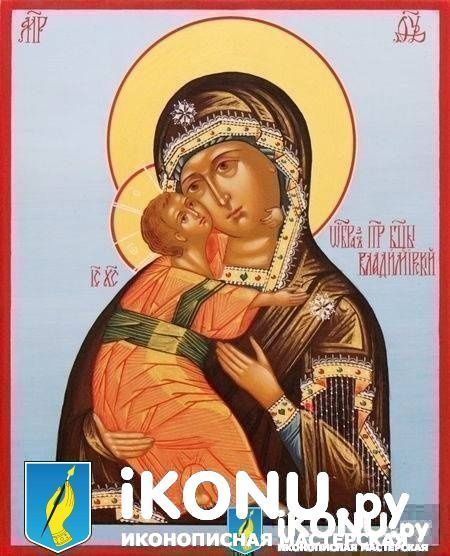 Владимирская икона Божией Матери (живописная) (образ №327434)