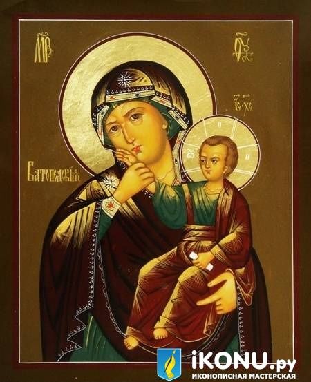 Икона Ватопедской Божией Матери (живописная) (образ №320686)