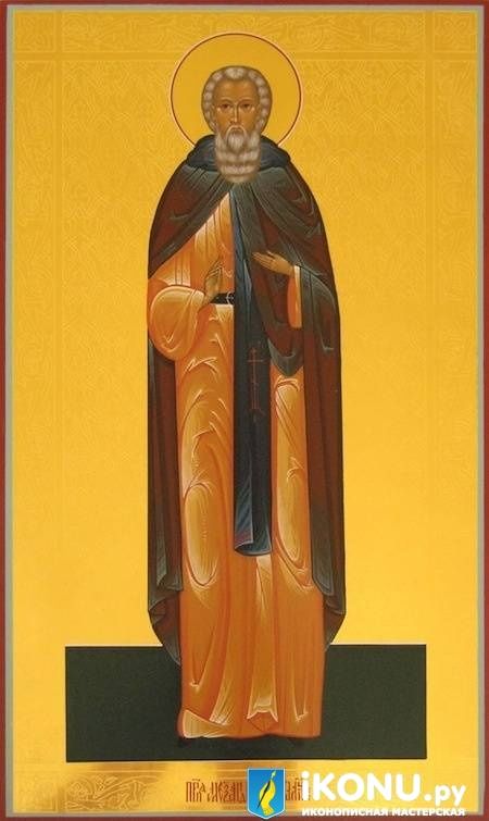 Икона Святого Александра Вочского, Галичского (мерная, резьба) (образ №320523)