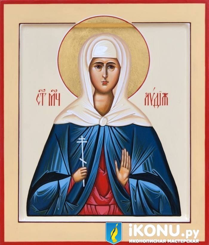 Икона Святой Лидии Иллирийской (именная, живописная) (образ №322366)