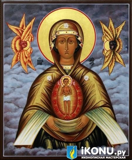 Албазинская Икона Божией Матери (живописная, с дополнениями) (образ №321338)