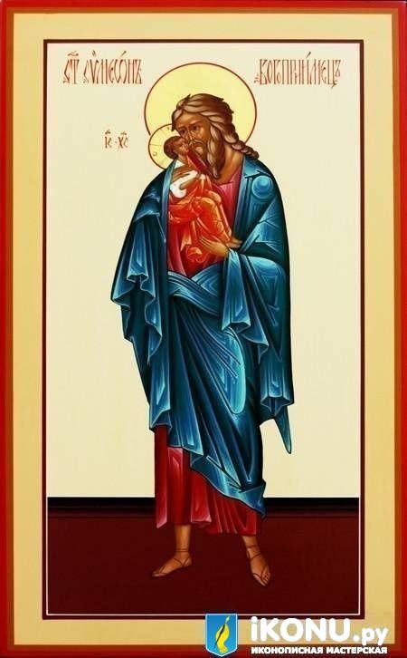 Икона Святого Симеона Богоприимеца (мерная, живописная) (образ №320447)